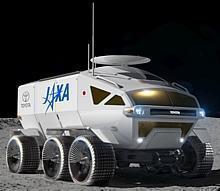 Konzept Rover-Mondfahrzeug mit Brennstoffzellenantrieb der Weltraumagentur JAXA und Toyota.  Foto: Auto-Medienportal.Net/Toyota